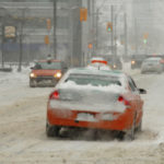 Winter storm driving